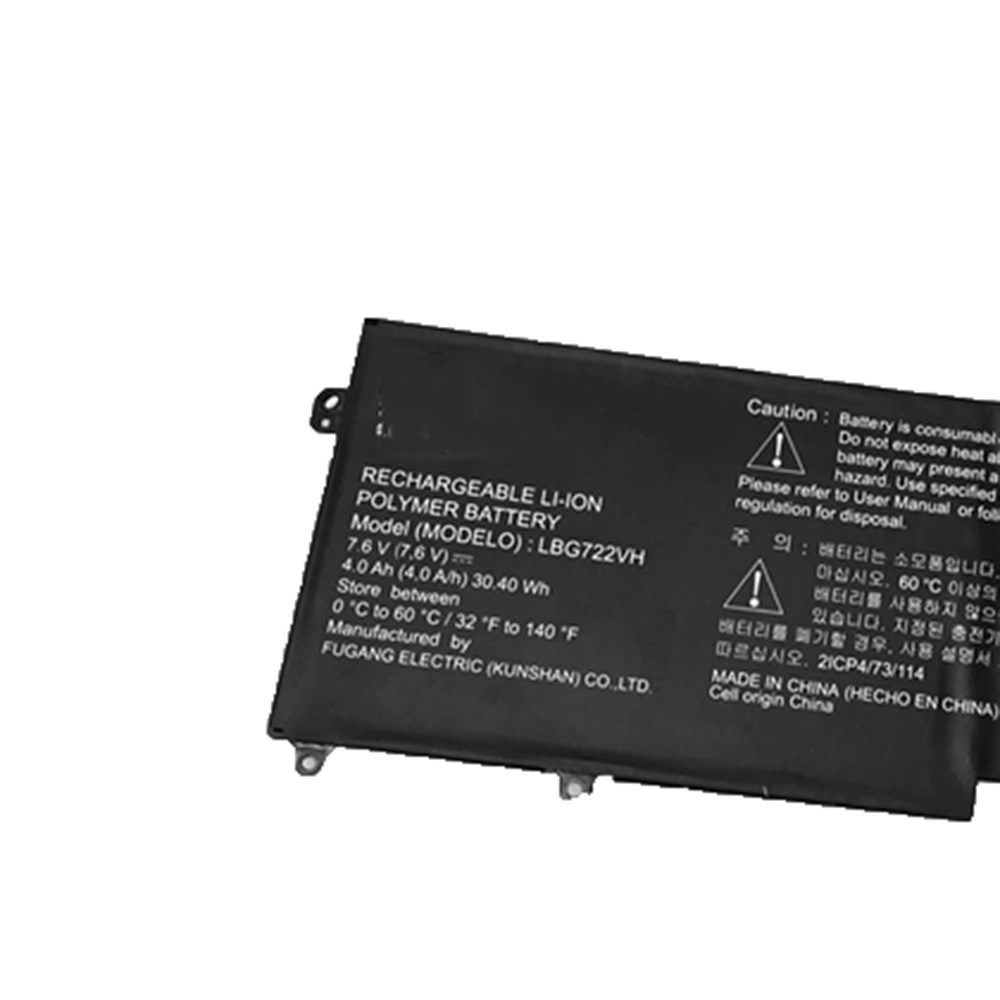OEM 7.6V 30.40Wh 4000mAh LBG722VH Battery Repair Part for LG 13Z940 14Z950 EAC62198201-2