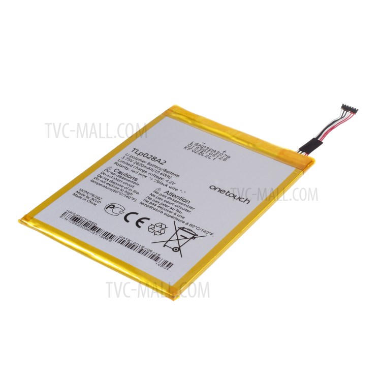 3.75V 2820mAh 10.6Wh OEM Battery Replace Part for Alcatel One Touch Pixi 3 (7) LTE / Pixi 3 7.0 4G-3