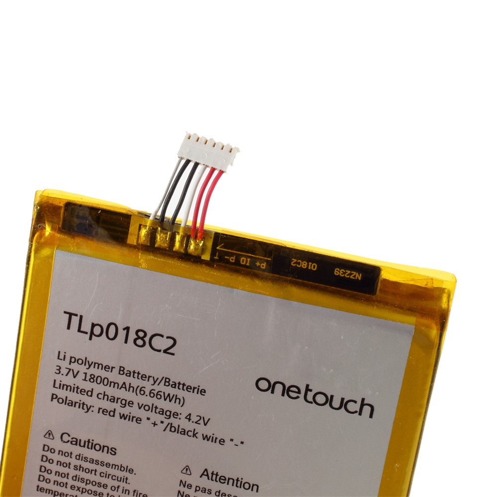Parte Di Assemblaggio Tlp018c2 3.7V 1800mah 6.66wh Ricambio Per Alcatel One Touch Idolo Ultra 6033-5
