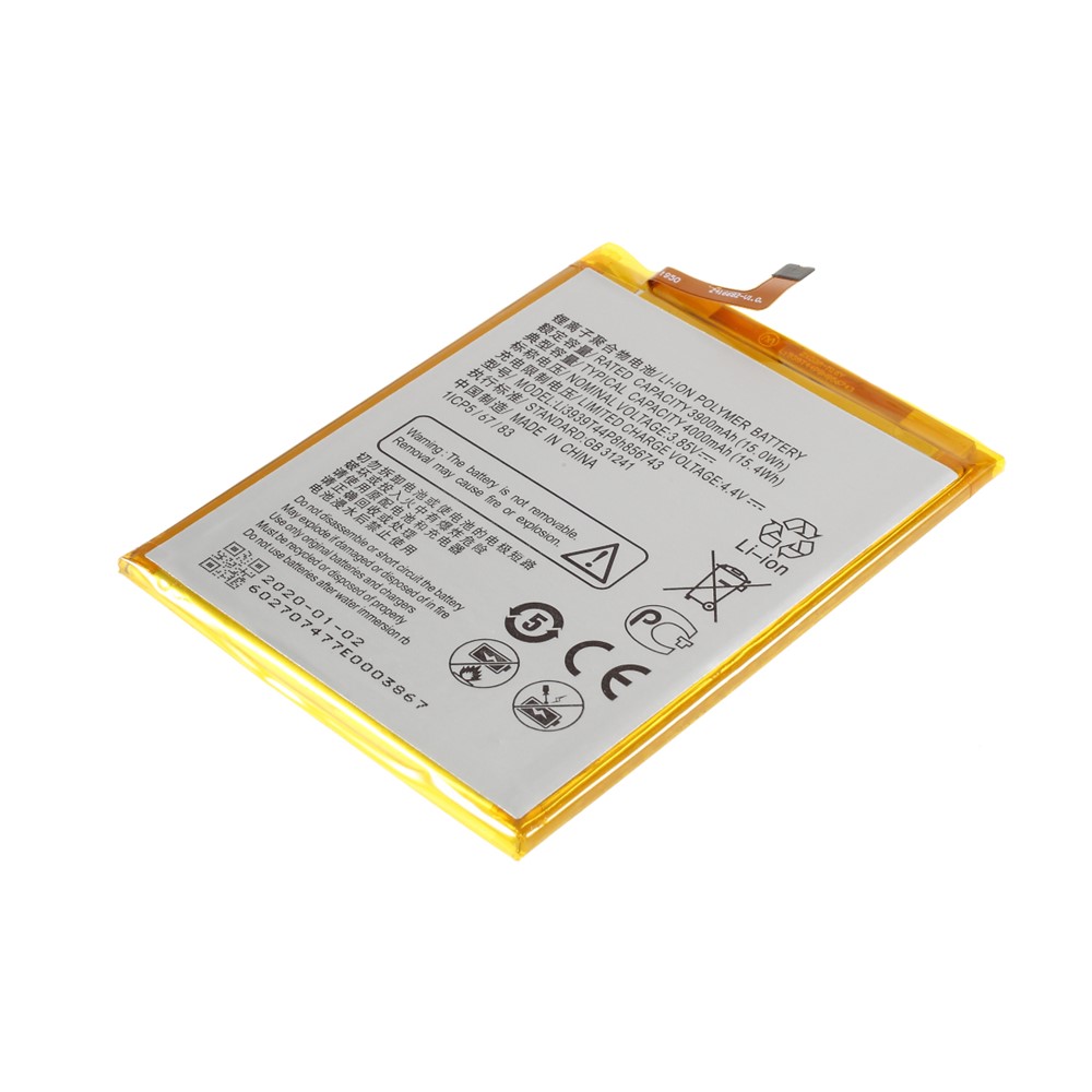 Assembly 3.85V 3900mAh 15Wh Battery Replacement (Without LOGO) for ZTE Blade A3 A0616-3