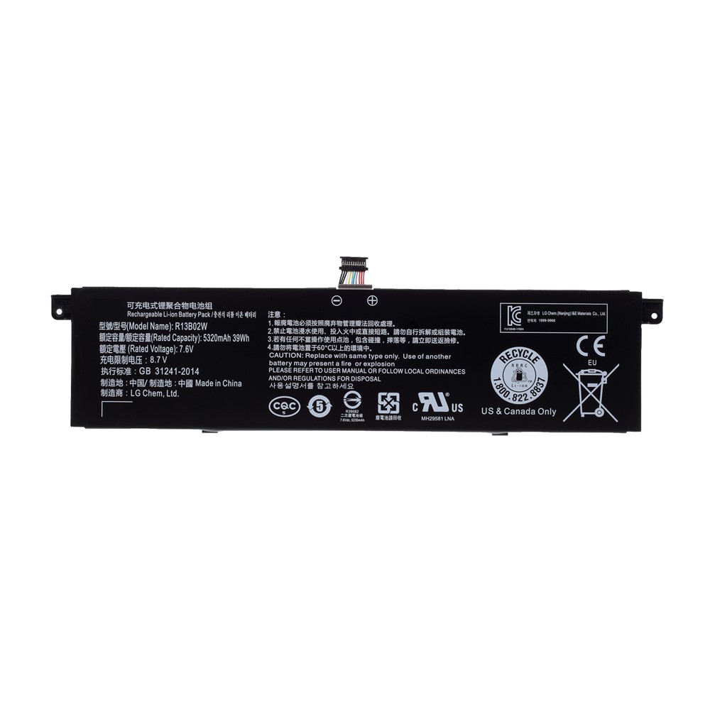 7.6V 39Wh 5320mAh OEM Battery Replace Part for Xiaomi Mi Air 13.3" Series Tablet-1