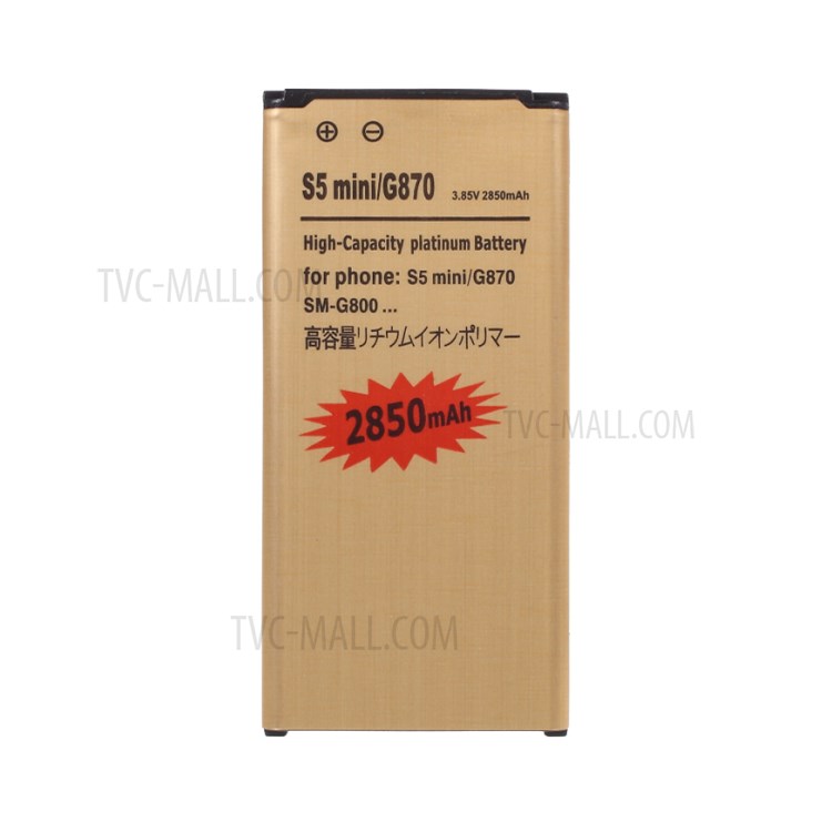 3.85V 2850mAh Battery Replacement for Samsung Galaxy S5 Mini/G870 SM-G800-1