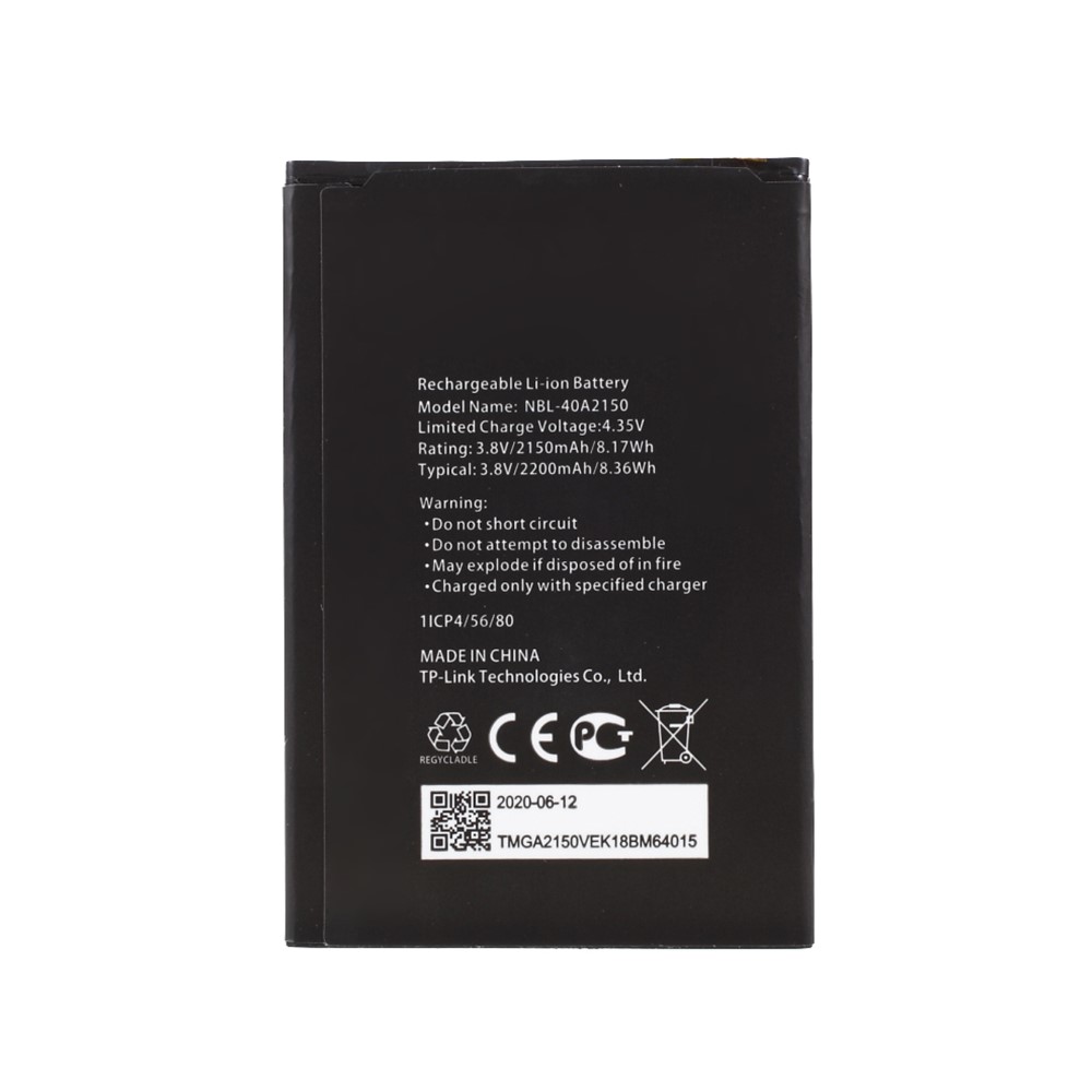 3.8V 2150mAh Battery Replacement (Encode: NBL-40A2150 ) for TP-Link Neffos C5 Plus-2