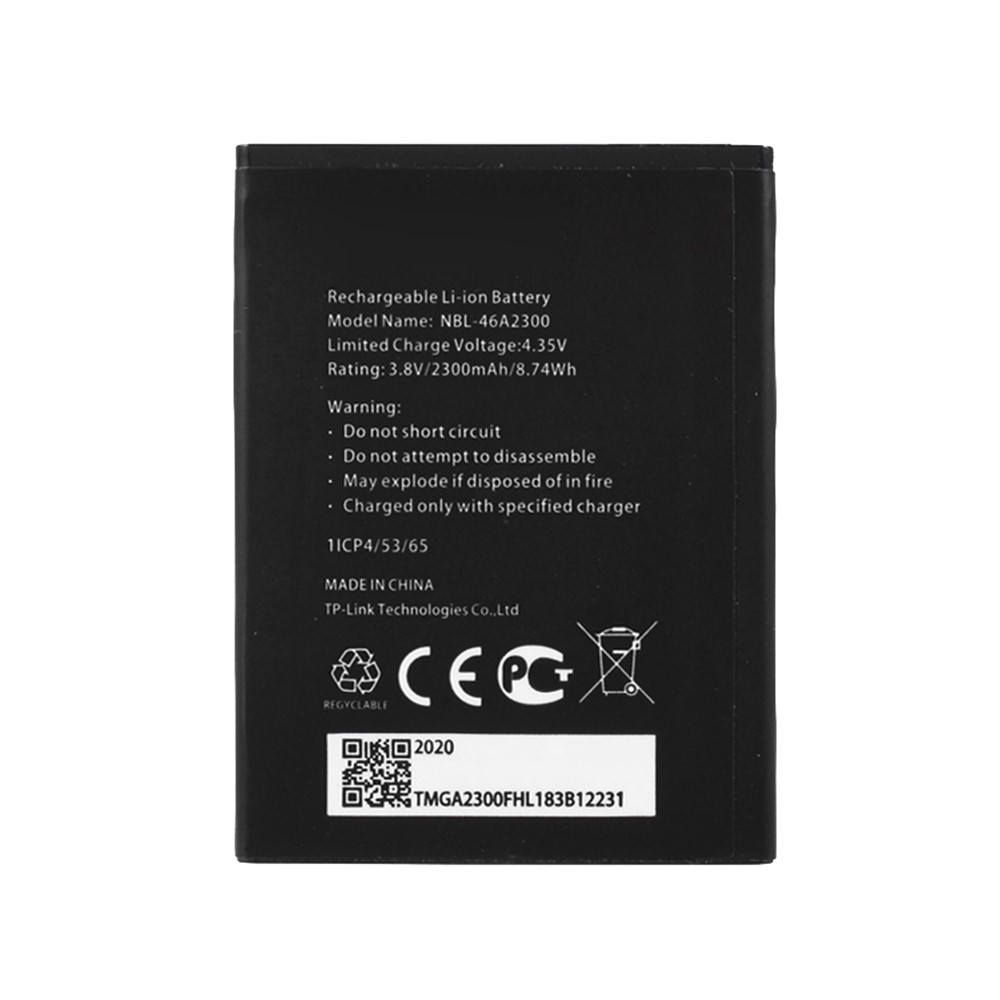 Remplacement de la Batterie de 3,8 v 2300mAh (Encode: Nbl-46a2300) Pour Tp-link Neffos C7A TP705A TP705C-2