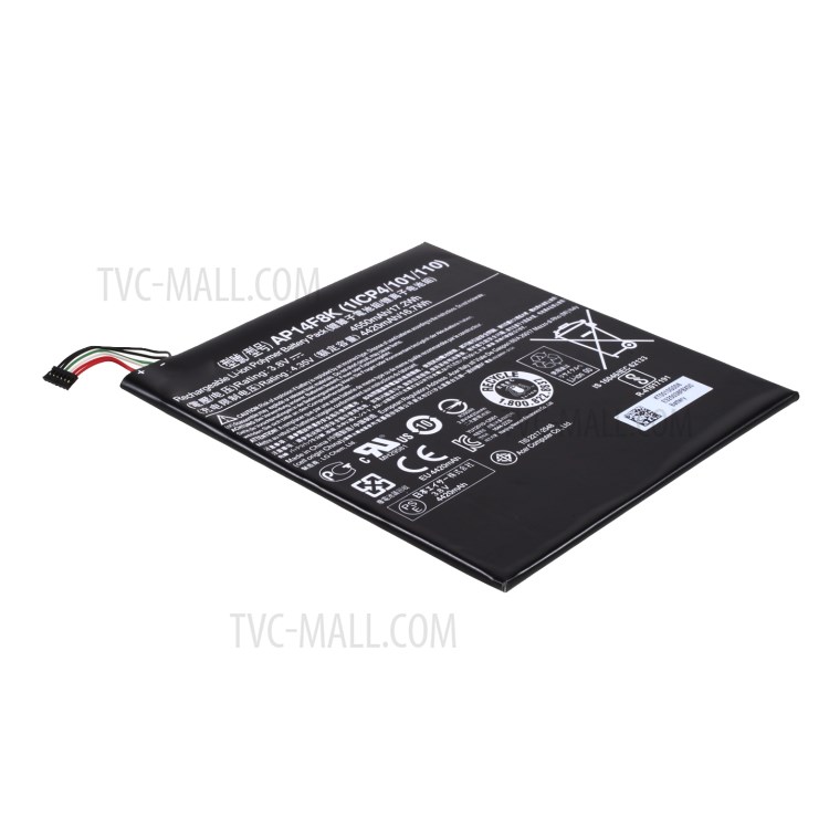 OEM 4420mAh 3.8V Battery Replacement AP14F8K for Acer Iconia Tab A1-850 B1-810 B1-820 B1-830 W1-810-3