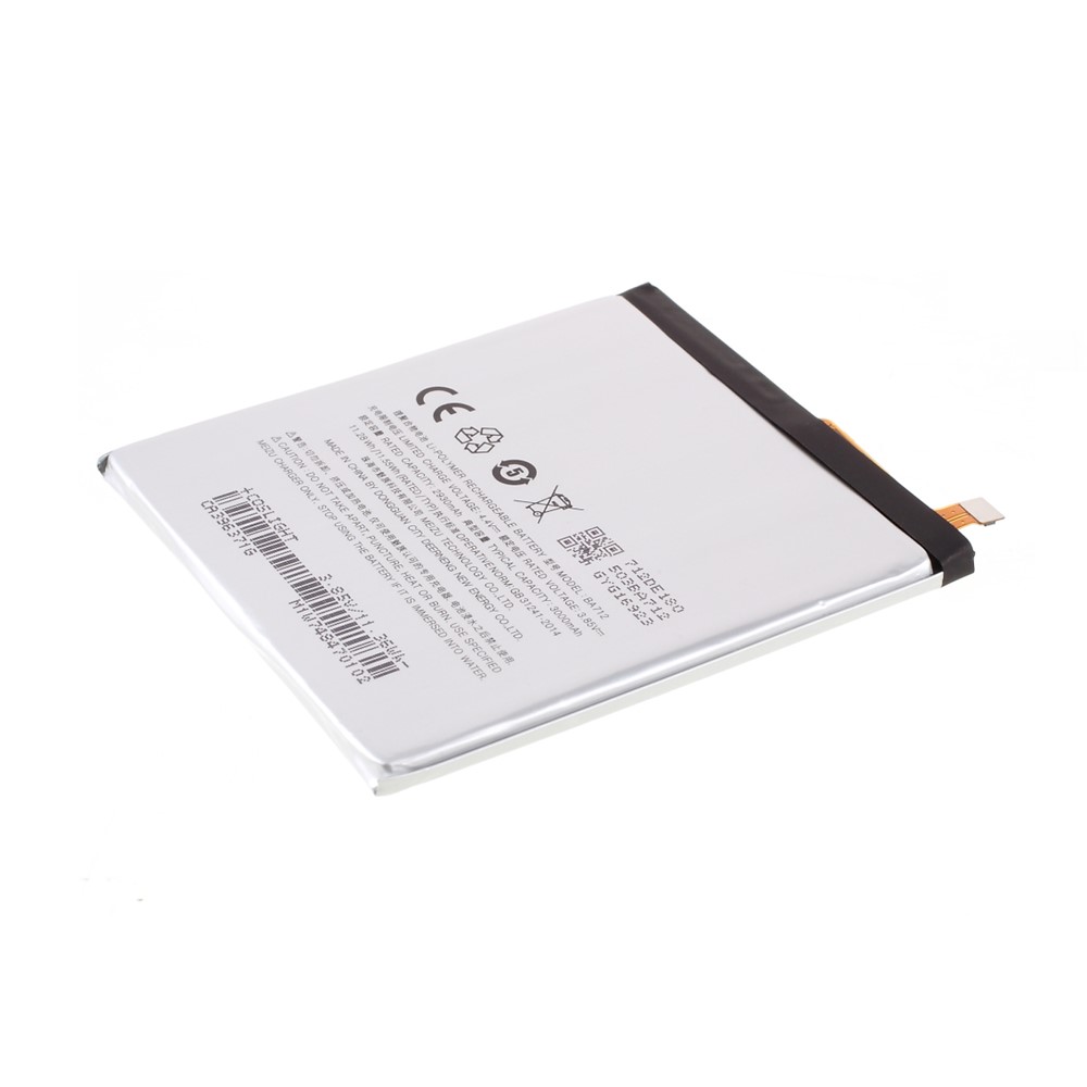 3.85V 2930mAh Battery Replacement (Encode: BA712) for Meizu M6 Note-4