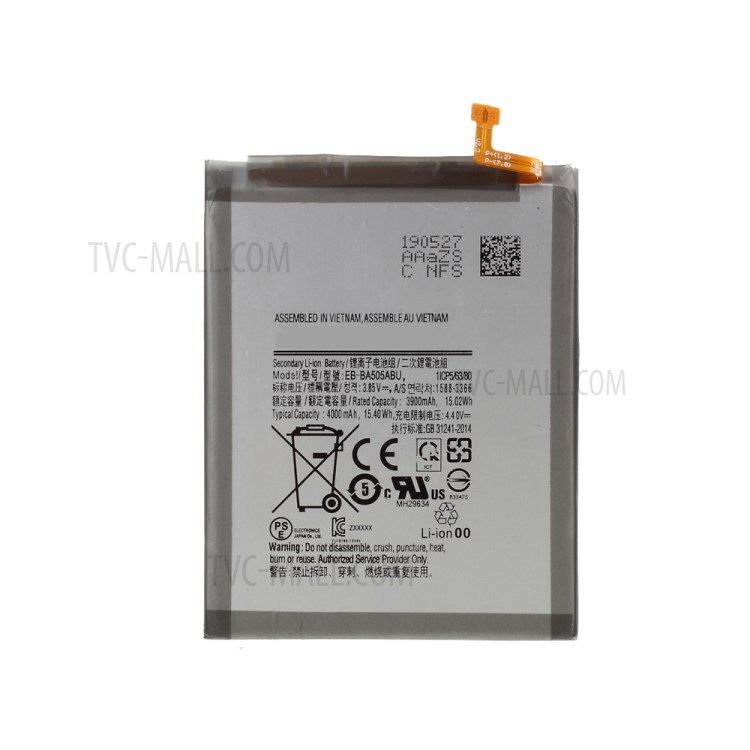 IPARTS EXPERT 3900mAh EB-BA505ABU Battery Replacement for Samsung Galaxy A50 A505-6