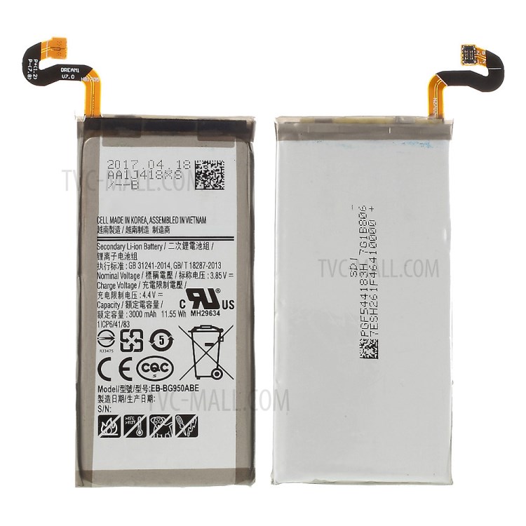 IPARTS EXPERT 3000mAh EB-BG950ABE Li-ion Battery Replacement for Samsung Galaxy S8 SM-G950-1