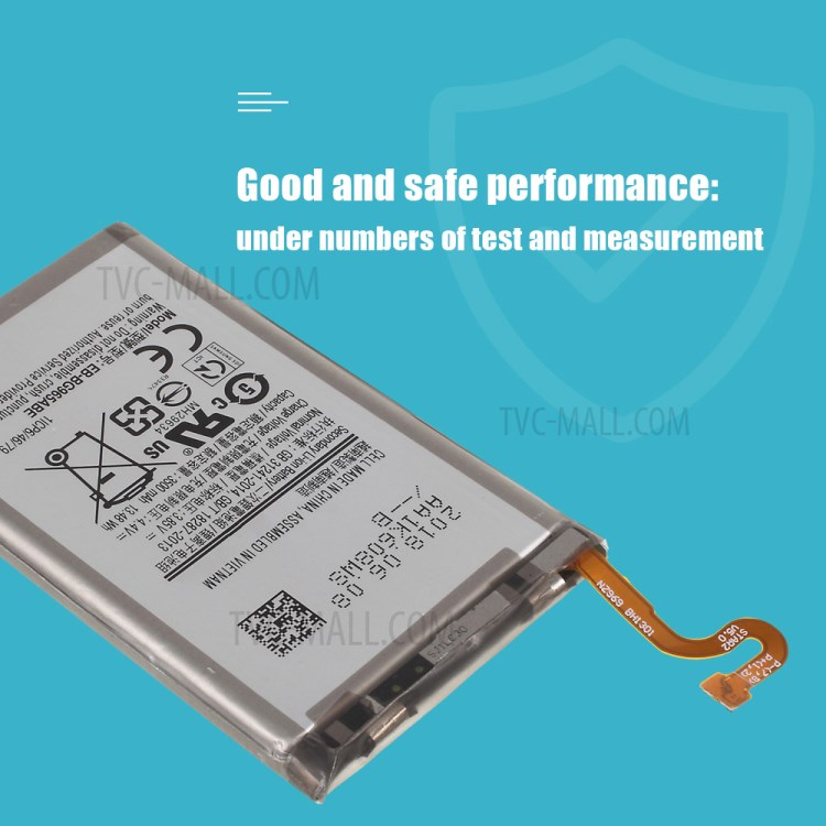 IPARTS EXPERT for Samsung Galaxy S9 Plus G965 EB-BG965ABE Battery Replacement Part 3500mAh-3