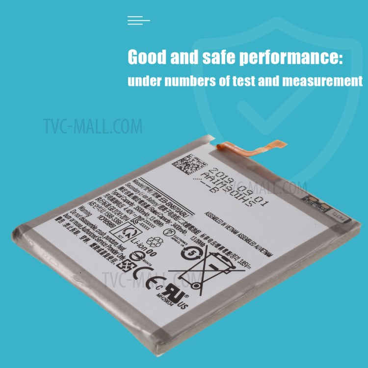 IPARTS EXPERT for Samsung Galaxy Note 10 N970 EB-BN970ABU Battery Replacement 3.85V 3400mAh-3