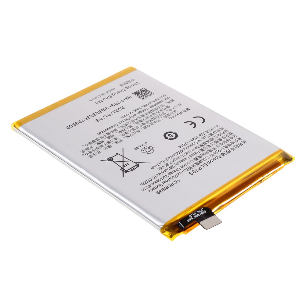 3.85V 3910mAh Battery Replacement (Encode: BLP709) for OPPO A9 2019-4