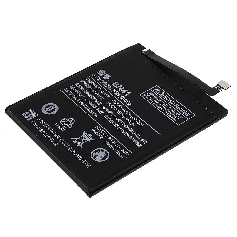 3.85V 4000mAh Battery Replacement (Encode: BN41) (without Logo) for Xiaomi Redmi Note 4/Note 4x Global-5