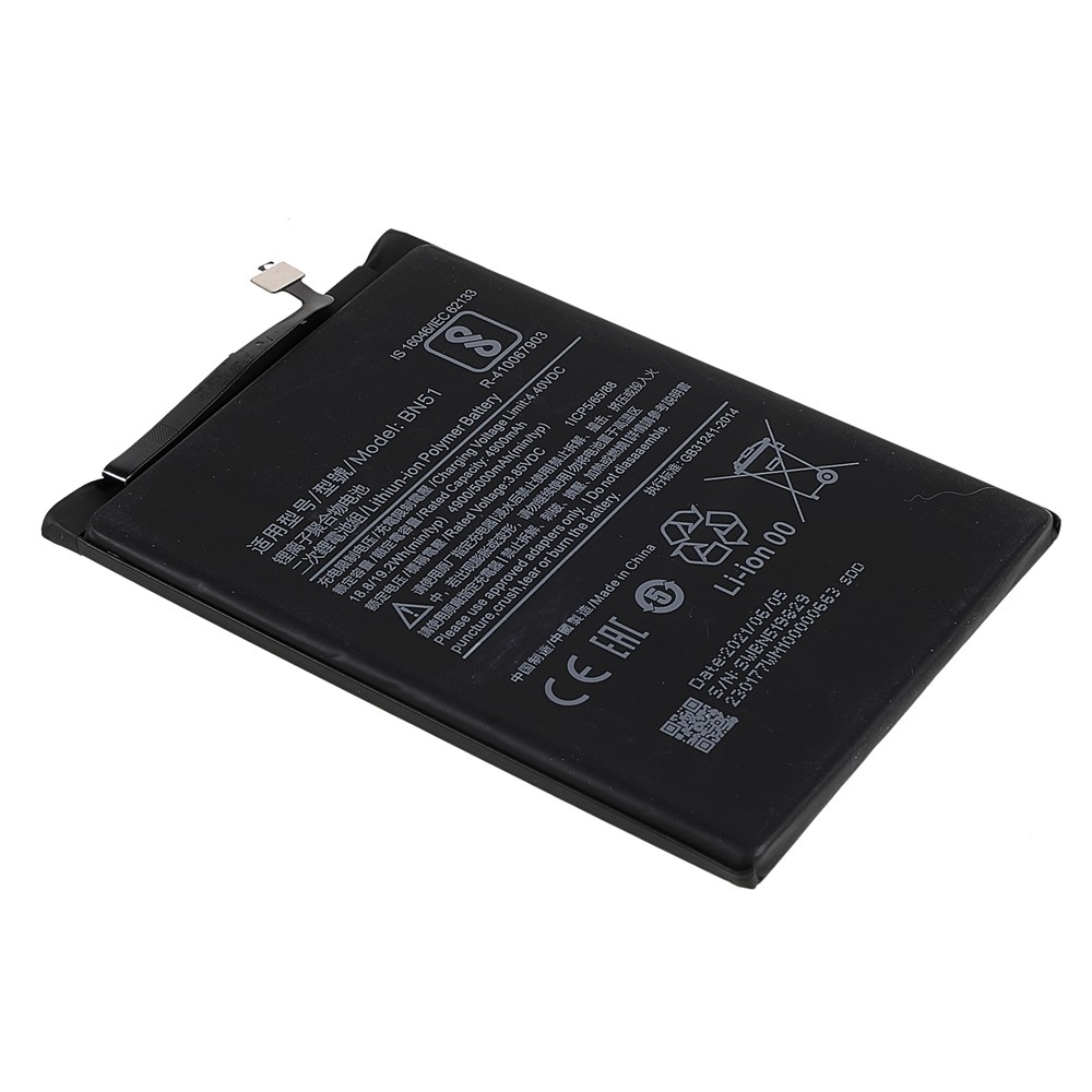 3.87V 4900mAh Battery Replacement (Encode: BN51) (without Logo) for Xiaomi Redmi 8/8A-3