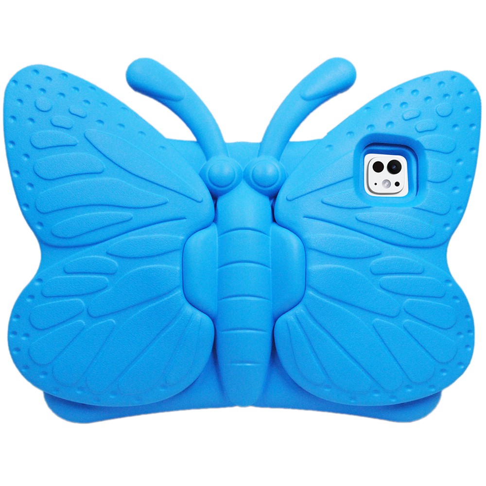 For iPad Pro 11 (2025) / 11 (2024) Case Butterfly Style Support Kickstand EVA Tablet Cover - Blue