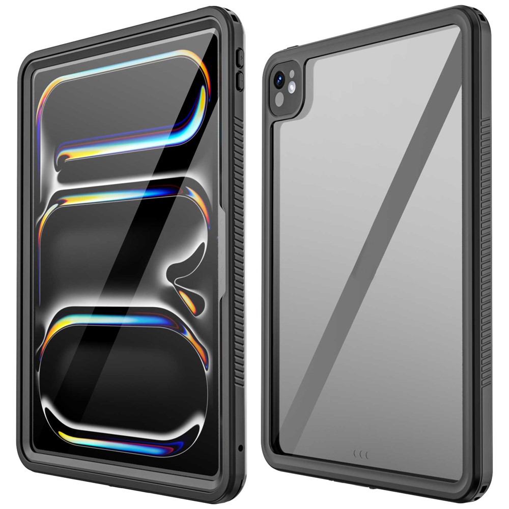 For iPad Pro 11 (2024) PC+PET+TPU Tablet Case IP68 Waterproof Anti-Drop Shell