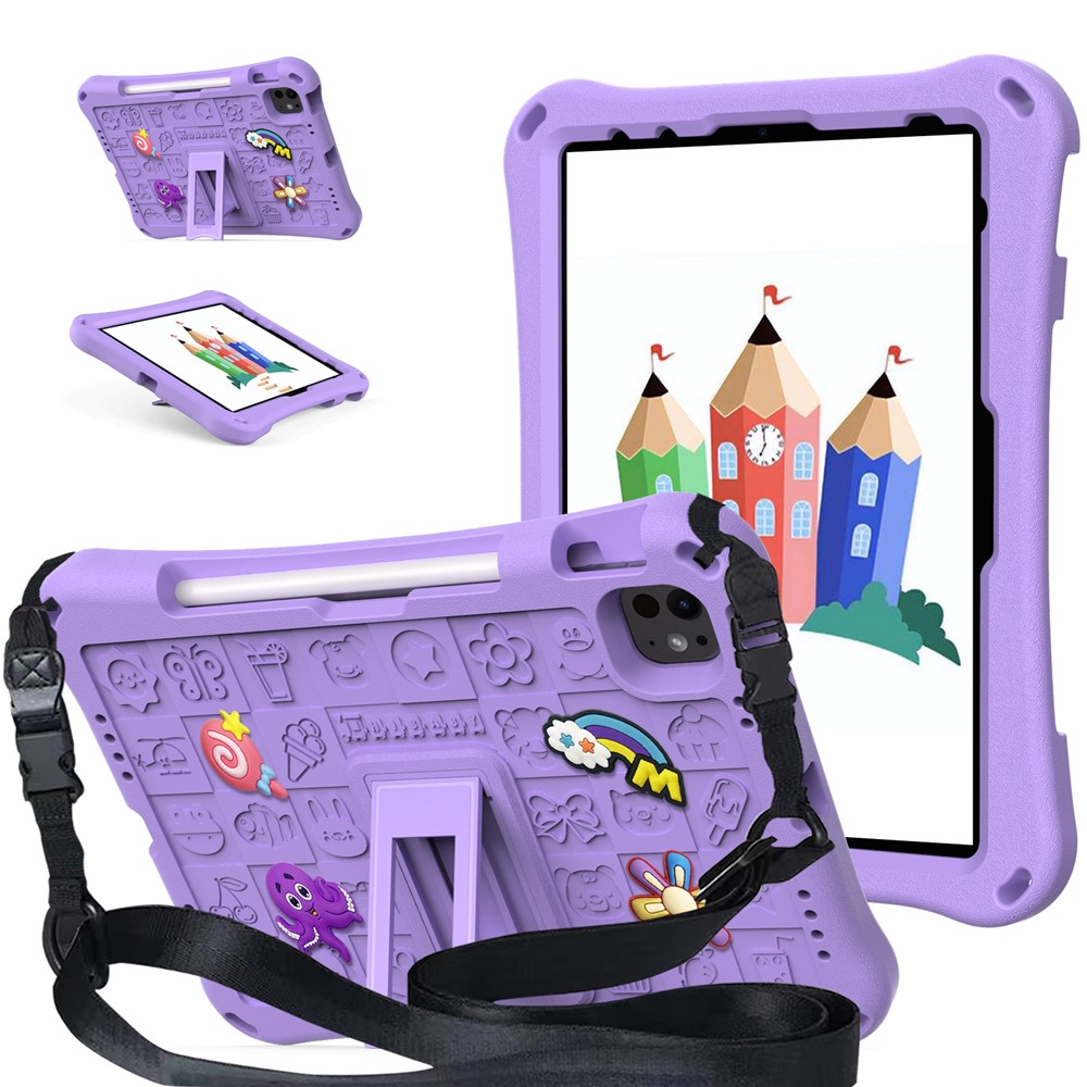 EVA Case For iPad (2025) / 10.9 (2022) / Air 11 (2025) / (2024) / Pro 11 (2025) / 11 (2024) /  (2018) / (2020) / (2021) / (2022) / Air (2020) (2022) - Light Purple