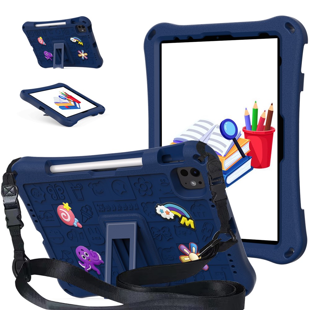 EVA Case For iPad (2025) / 10.9 (2022) / Air 11 (2025) / (2024) / Pro 11 (2025) / 11 (2024) /  (2018) / (2020) / (2021) / (2022) / Air (2020) (2022) - Navy Blue