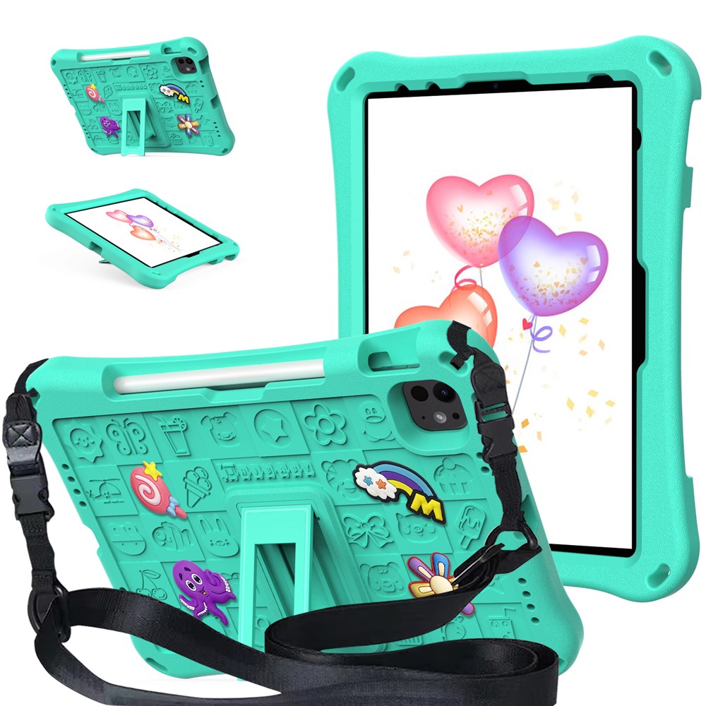 EVA Case For iPad (2025) / 10.9 (2022) / Air 11 (2025) / (2024) / Pro 11 (2025) / 11 (2024) /  (2018) / (2020) / (2021) / (2022) / Air (2020) (2022) - Mint Green