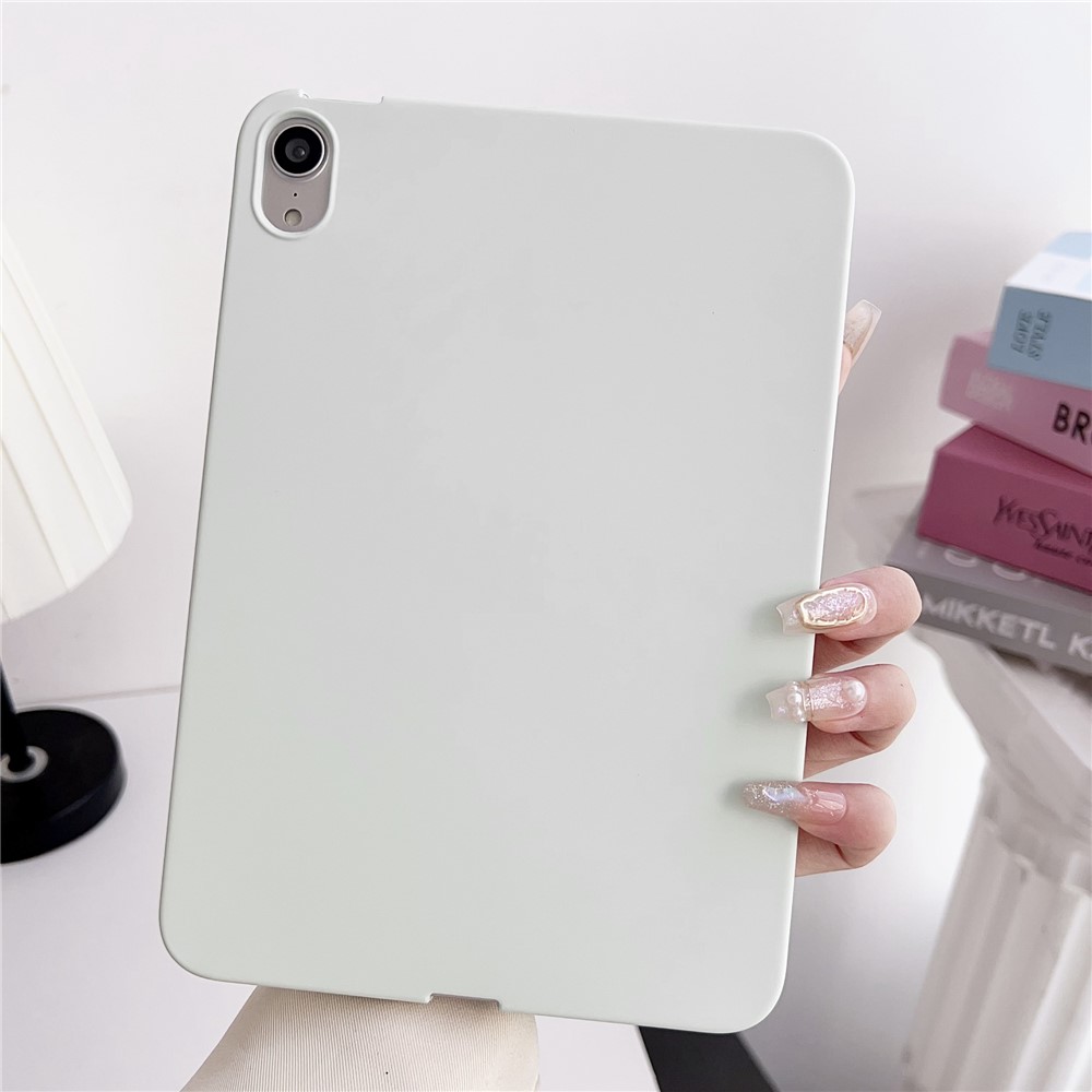 For iPad mini (2024) / mini (2021) TPU Case Skin-Touch Feeling Scratch-Proof Tablet Cover - Mint Green