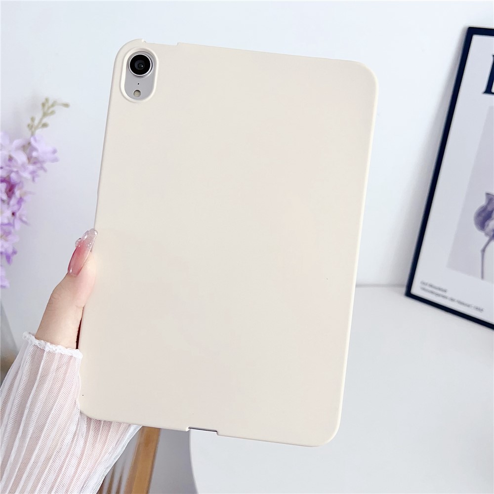 For iPad mini (2024) / mini (2021) TPU Case Skin-Touch Feeling Scratch-Proof Tablet Cover - Beige