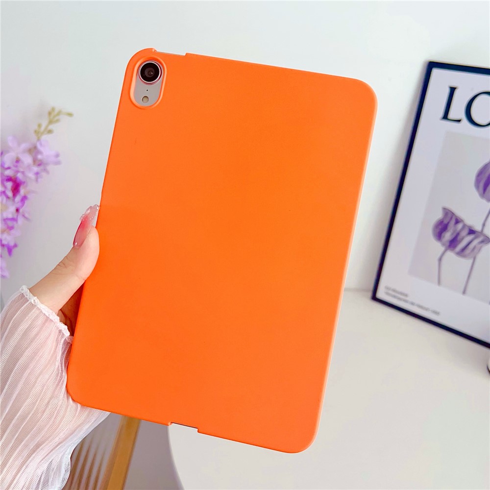 For iPad mini (2024) / mini (2021) TPU Case Skin-Touch Feeling Scratch-Proof Tablet Cover - Orange