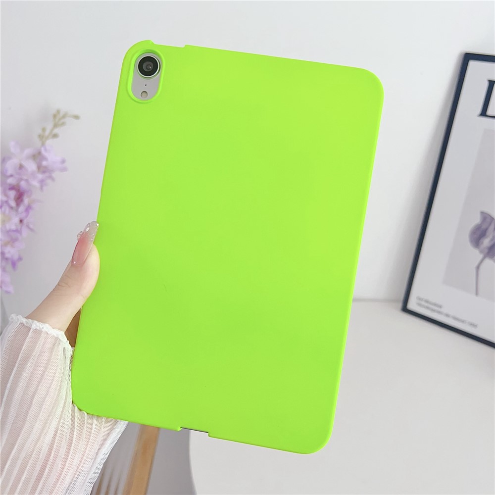For iPad mini (2024) / mini (2021) TPU Case Skin-Touch Feeling Scratch-Proof Tablet Cover - Fluorescent Green