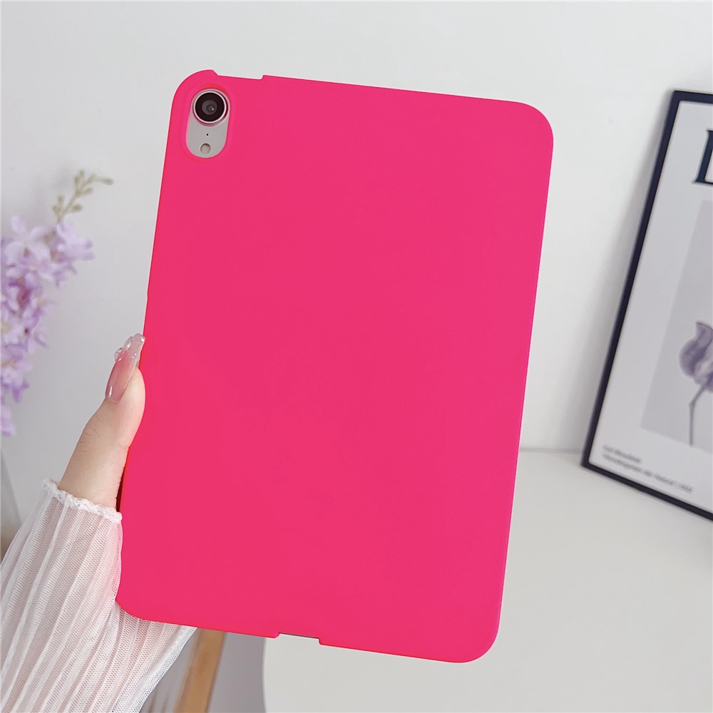 For iPad mini (2024) / mini (2021) TPU Case Skin-Touch Feeling Scratch-Proof Tablet Cover - Rose