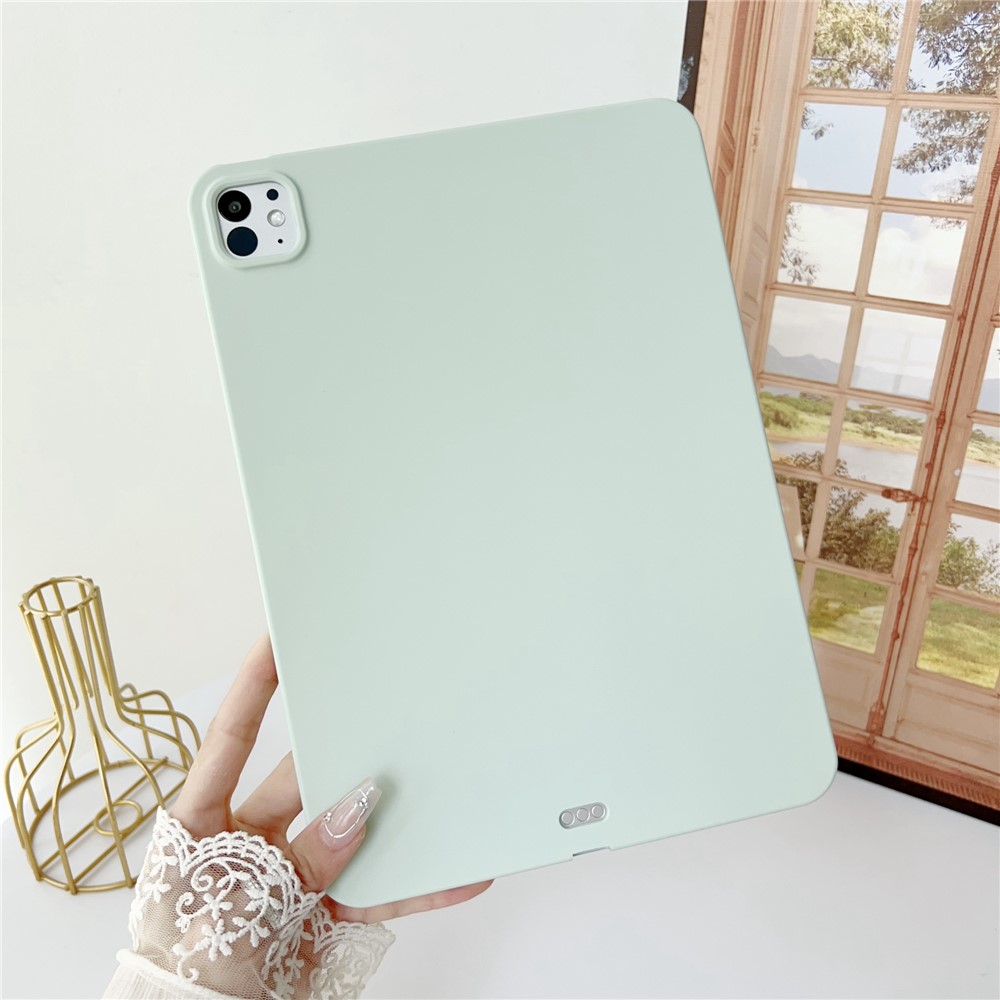 For iPad Pro 11 (2025) / 11 (2024) Case Skin-Touch Soft TPU Tablet Protective Cover - Mint Green