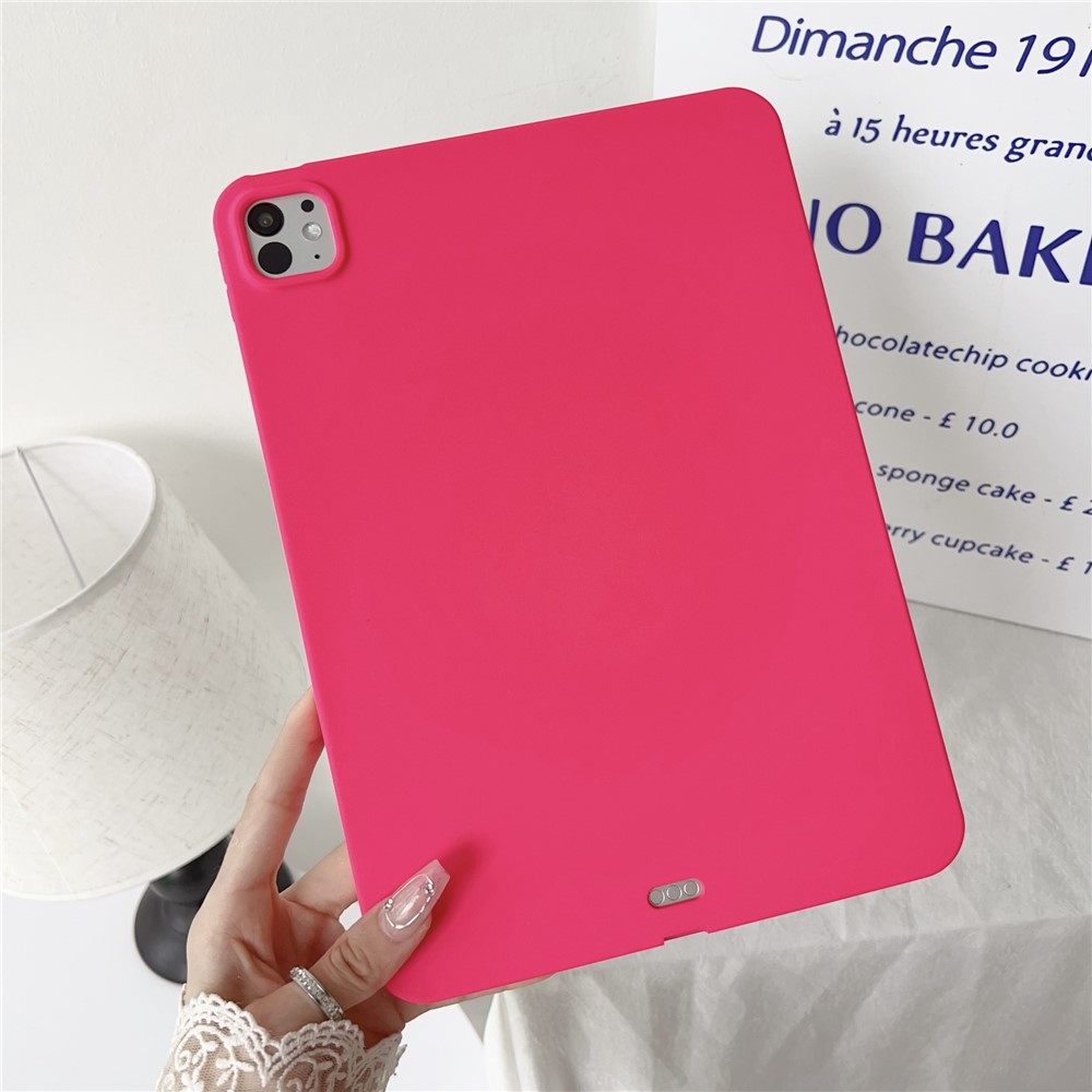 For iPad Pro 11 (2025) / 11 (2024) Case Skin-Touch Soft TPU Tablet Protective Cover - Rose