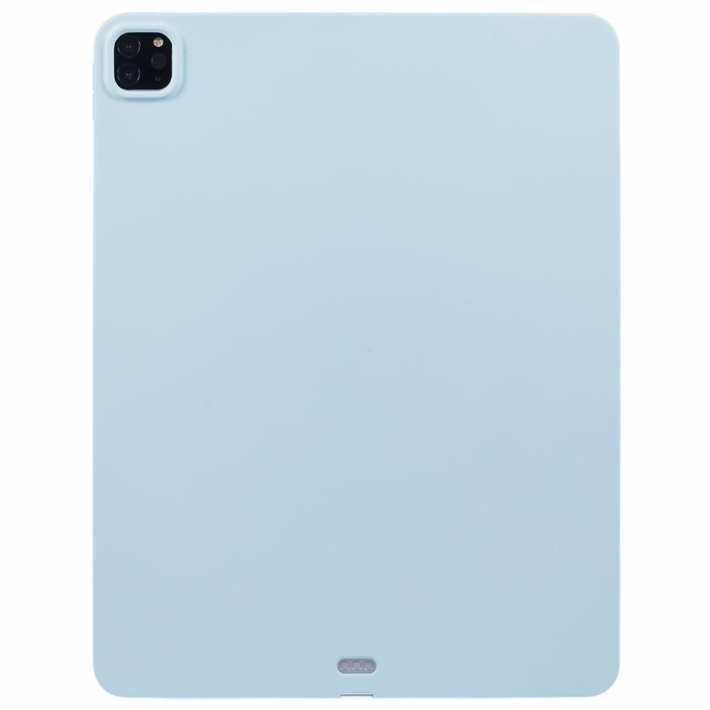 For iPad Pro 12.9 (2022) / (2021) / (2020) / (2018) Case Soft TPU Skin-Touch Tablet Cover - Baby Blue