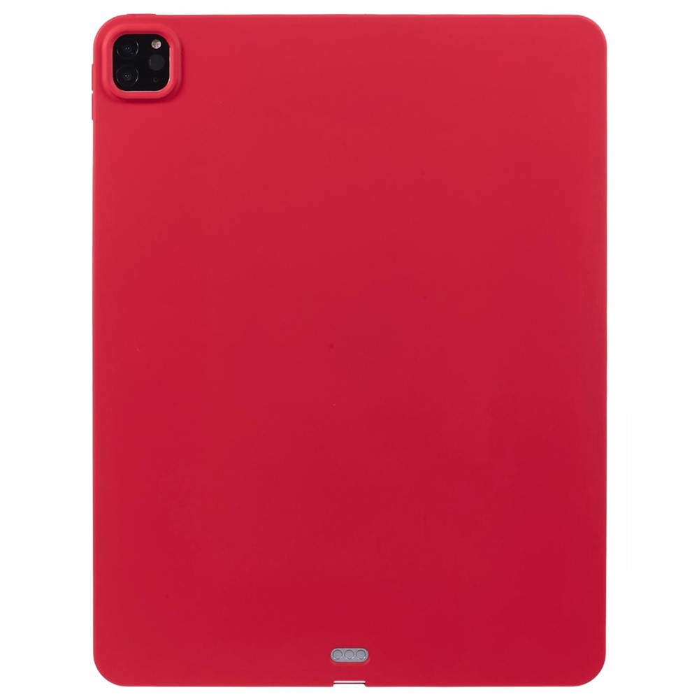 For iPad Pro 12.9 (2022) / (2021) / (2020) / (2018) Case Soft TPU Skin-Touch Tablet Cover - Red