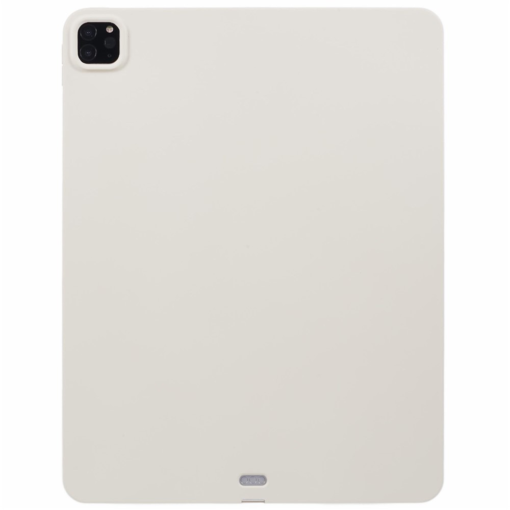 For iPad Pro 12.9 (2022) / (2021) / (2020) / (2018) Case Soft TPU Skin-Touch Tablet Cover - Beige