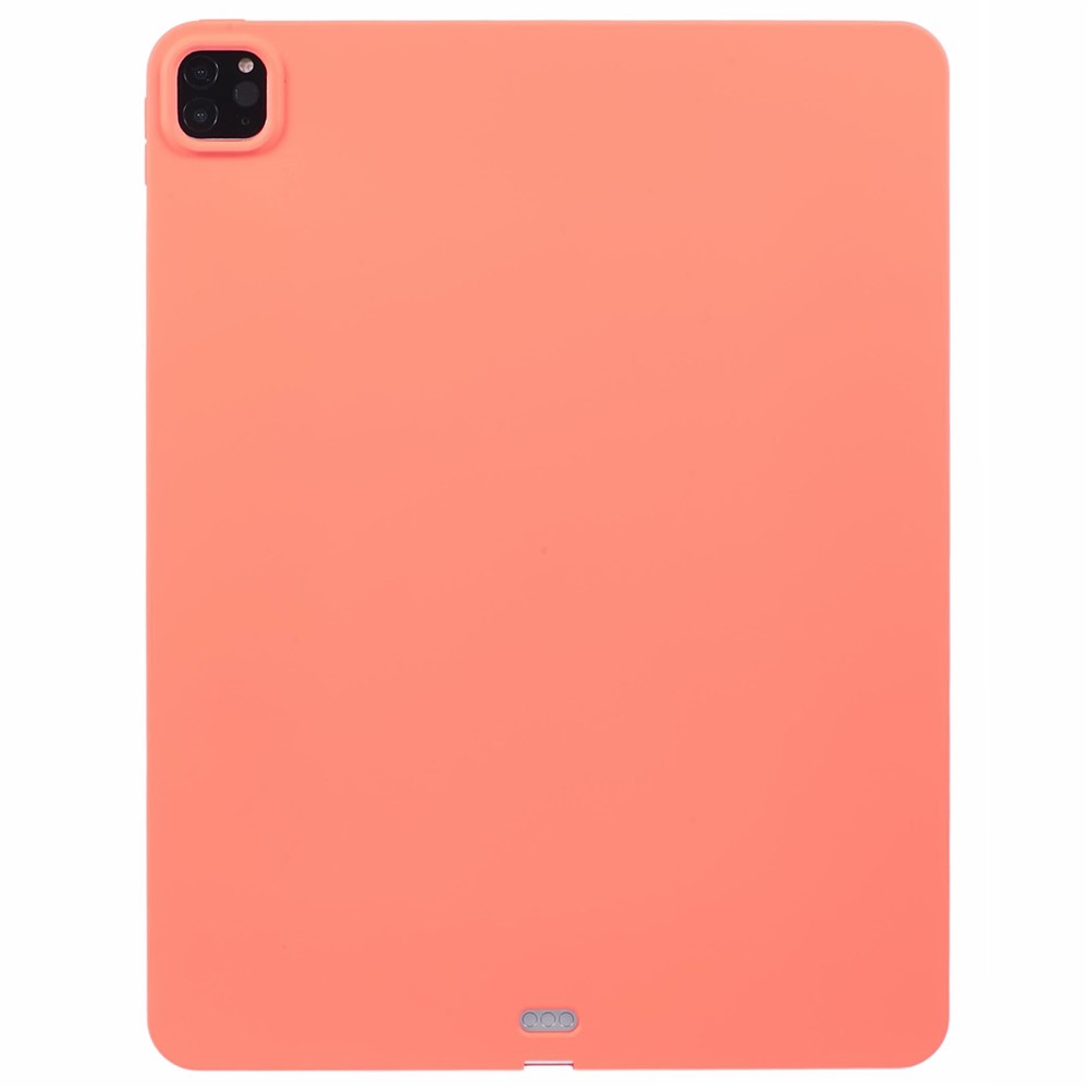 For iPad Pro 12.9 (2022) / (2021) / (2020) / (2018) Case Soft TPU Skin-Touch Tablet Cover - Orange
