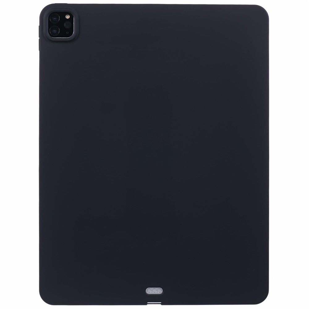 For iPad Pro 12.9 (2022) / (2021) / (2020) / (2018) Case Soft TPU Skin-Touch Tablet Cover - Black