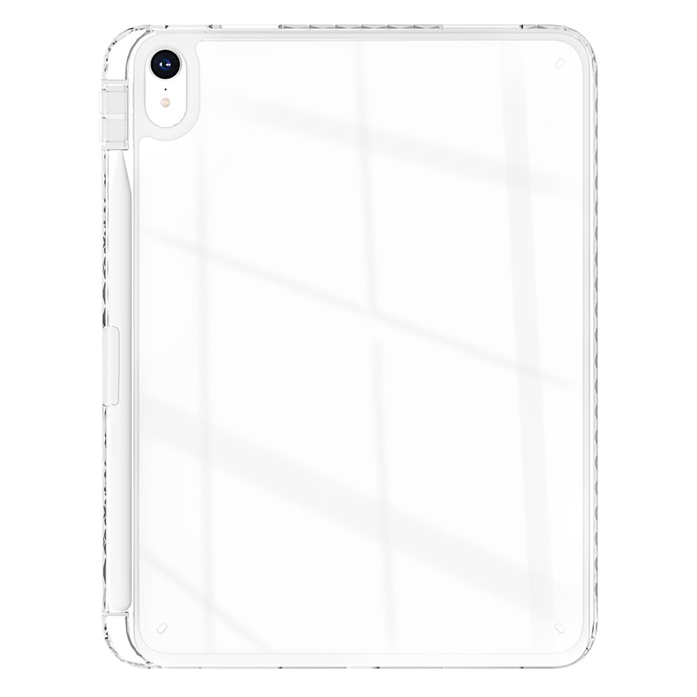 For iPad Air 11 (2025) / (2024) Case Clear TPU Tablet Protective Cover with Pen Slot - Transparent