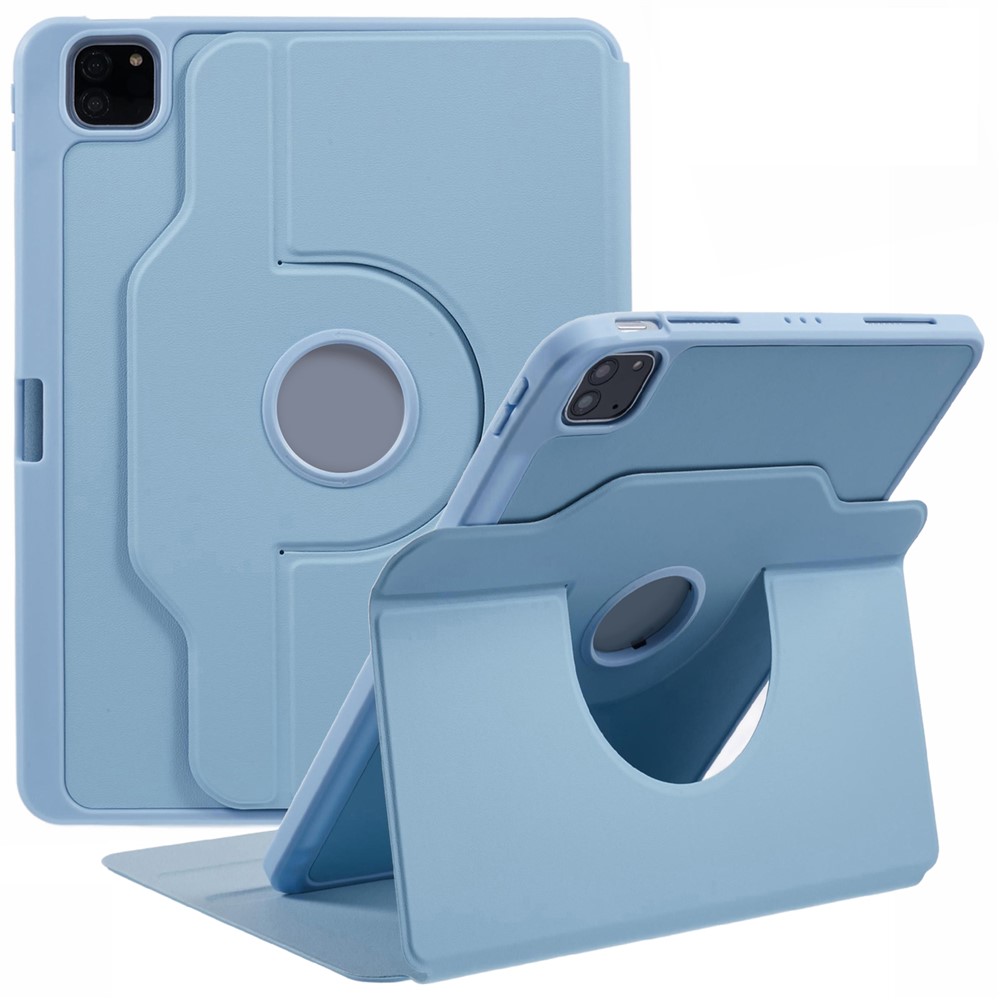 For iPad Air 11 (2025) / (2024) / Air (2022) / (2020) / Pro 11 (2022) / (2021) / (2020) / (2018) Case Stand Leather Tablet Cover - Blue