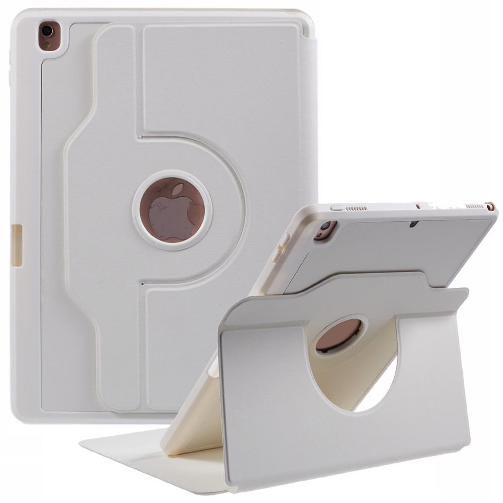 For iPad 10.2 (2021) / (2020) / (2019) / iPad Air 10.5 inch (2019) / iPad Pro 10.5-inch (2017) Case Stand Leather Tablet Cover - White
