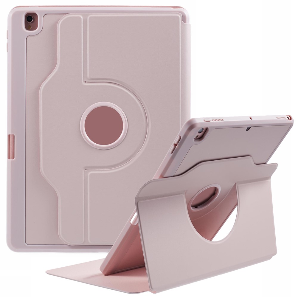 For iPad 10.2 (2021) / (2020) / (2019) / iPad Air 10.5 inch (2019) / iPad Pro 10.5-inch (2017) Case Stand Leather Tablet Cover - Rose Gold