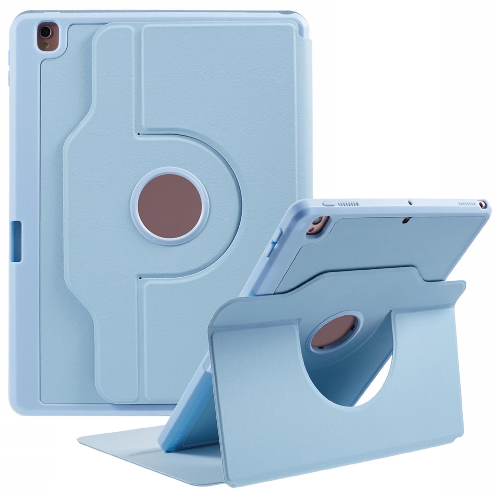 For iPad 10.2 (2021) / (2020) / (2019) / iPad Air 10.5 inch (2019) / iPad Pro 10.5-inch (2017) Case Stand Leather Tablet Cover - Blue
