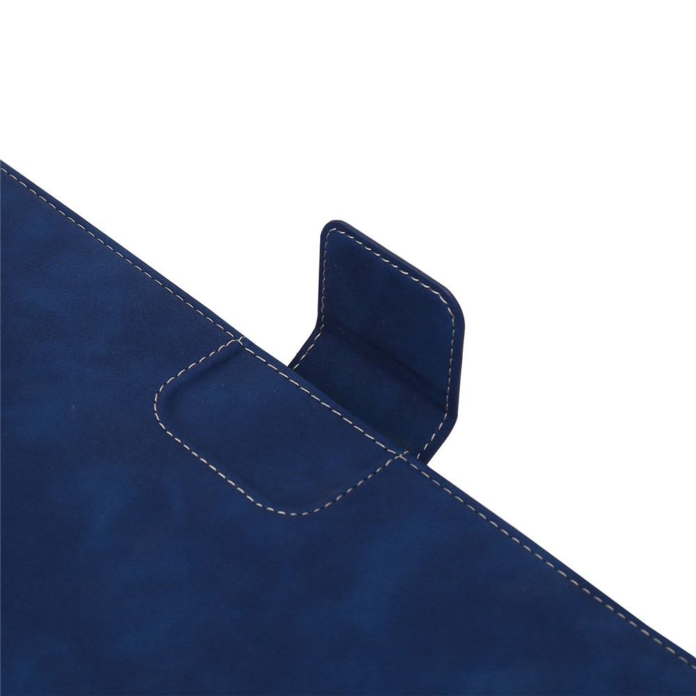 For iPad 10.2 (2021)/(2020)/(2019) PU Leather Smart Cover Wallet Design Folio Stand Tablet Case with Pencil Holder – Dark Blue-8