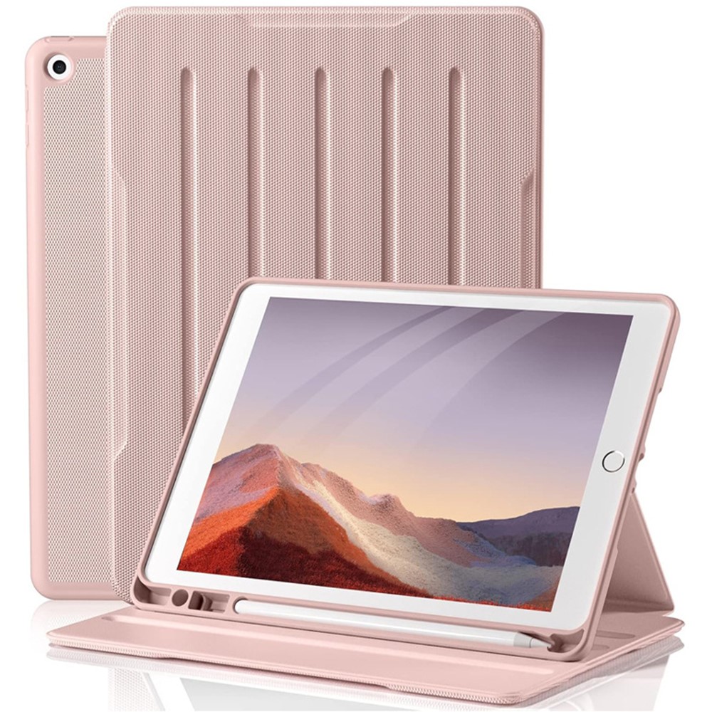 Bulk Purchasing For iPad (2025) / 10.9 (2022) Stand Case Shock-Absorbent TPU + PU Leather Tablet Cover with Pen Slot