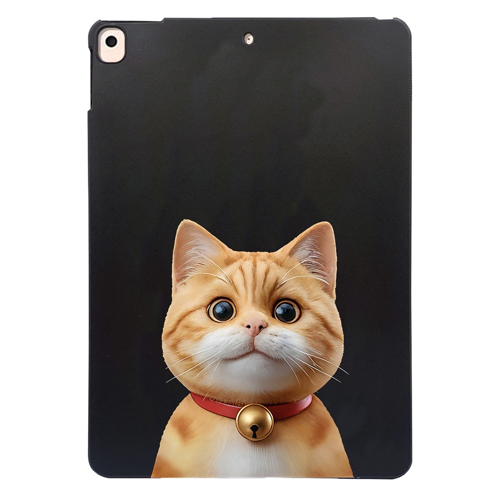 For iPad 10.2 (2021)  /  (2020)  /  (2019) Case Pattern Printing Slim TPU Tablet Protective Cover - Shorthair Cat