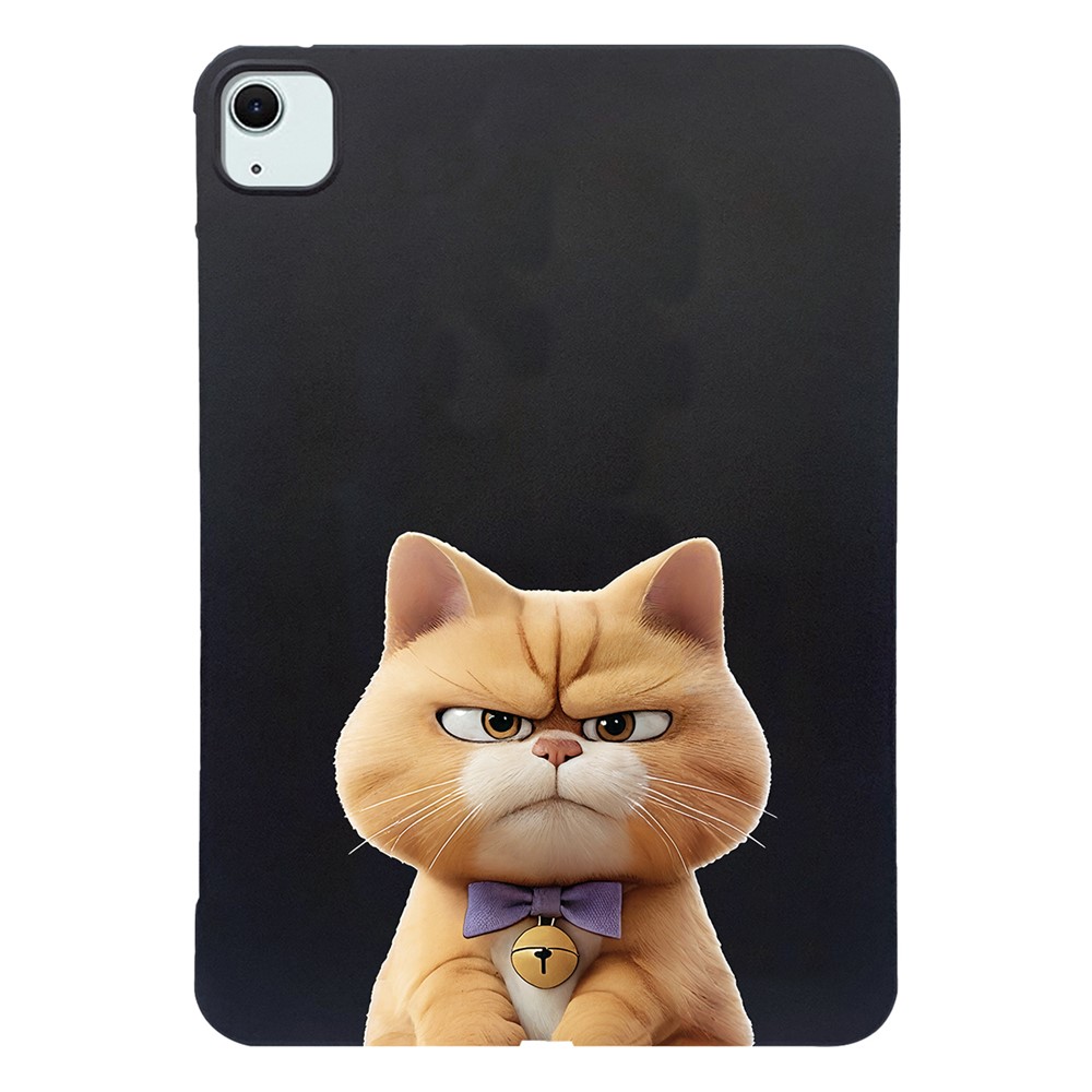 For iPad Air 13 (2025) / (2024) Case Pattern Printing Slim TPU Tablet Protective Cover - Garfield Cat