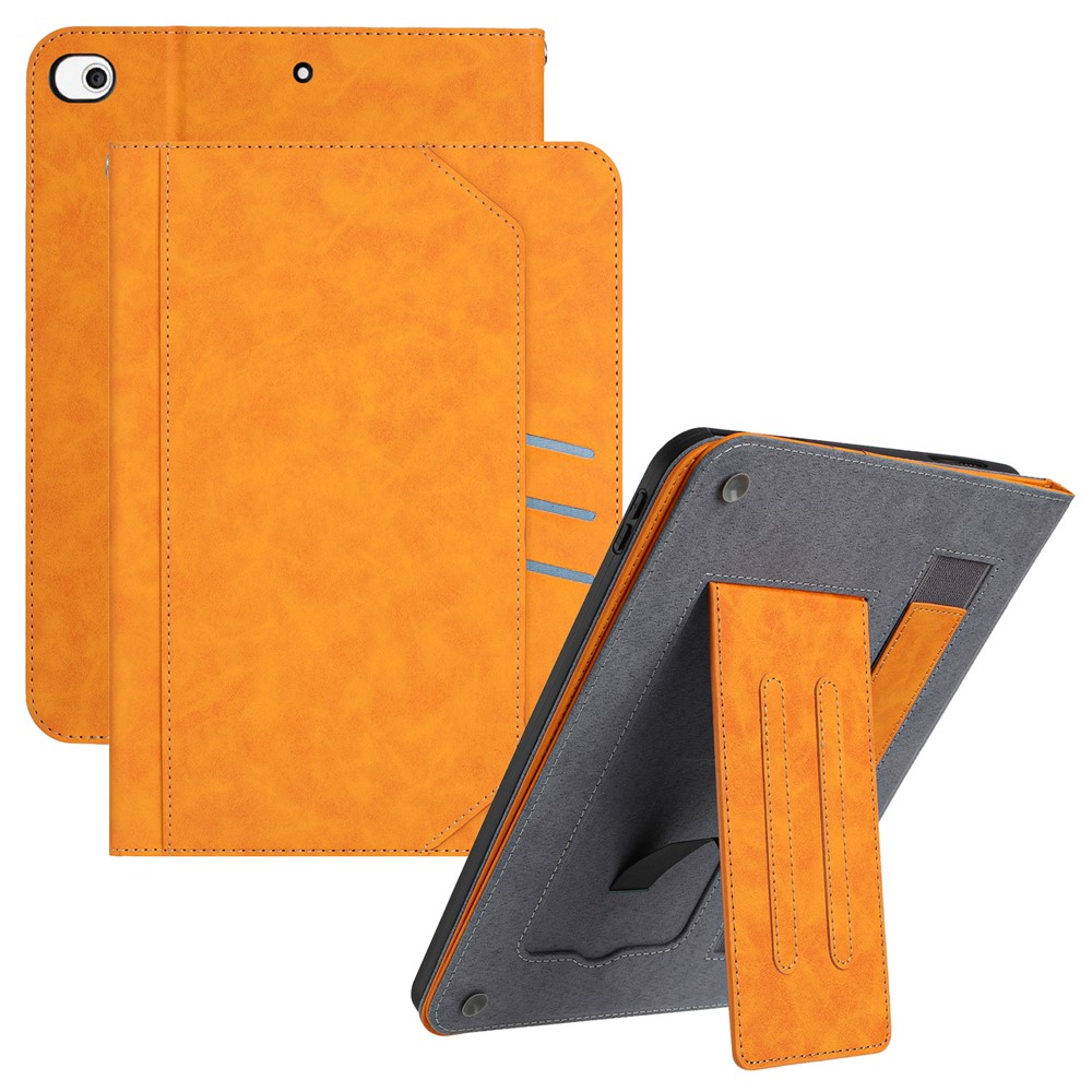 For iPad 10.2 (2021) / (2020) / (2019) / Air 10.5 inch (2019) / iPad Pro 10.5-inch (2017) Wallet Case Auto Wake / Sleep Leather Flip Tablet Cover - Yellow