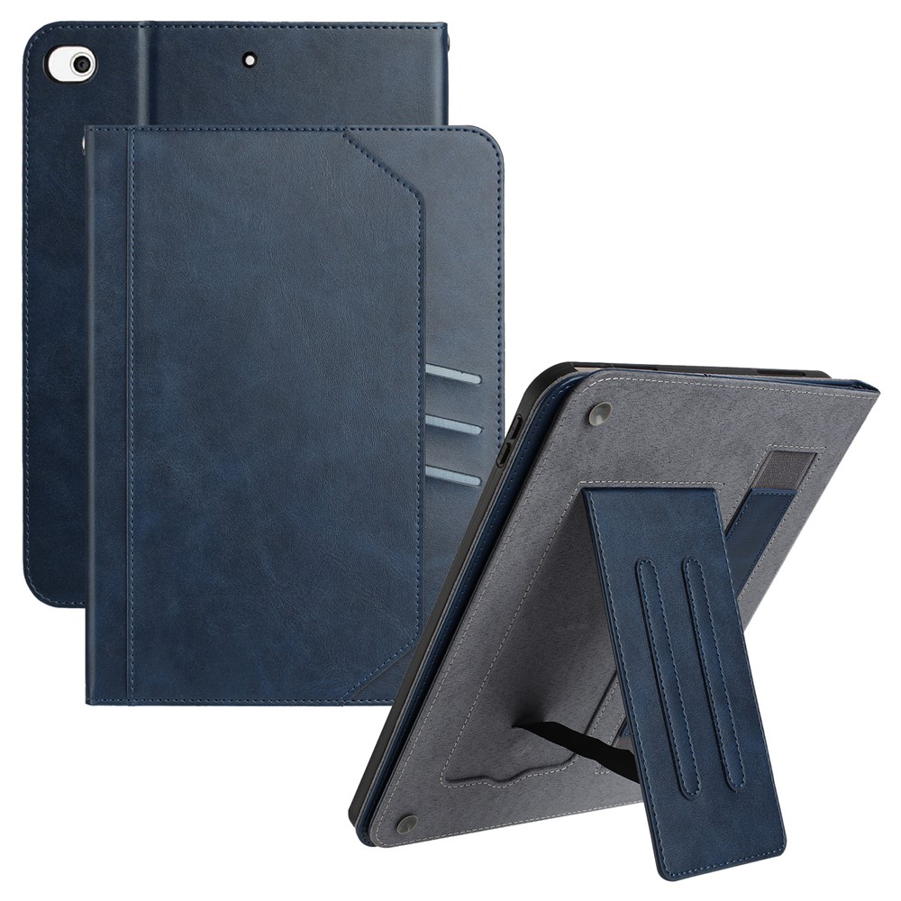 For iPad 10.2 (2021) / (2020) / (2019) / Air 10.5 inch (2019) / iPad Pro 10.5-inch (2017) Wallet Case Auto Wake / Sleep Leather Flip Tablet Cover - Blue
