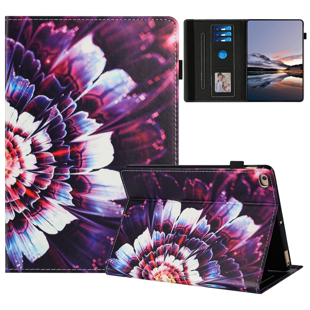 Tablet Case For iPad 10.2 (2021) / (2020) / (2019) / iPad Air 10.5 inch (2019) / iPad Pro 10.5-inch (2017) Pattern Leather Cover - Colorful Flowers