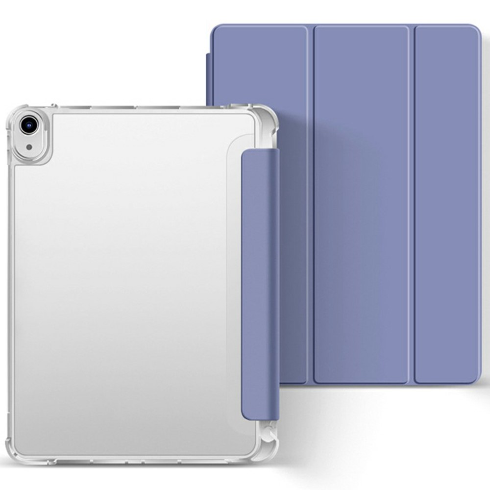 Bulk Purchasing For iPad (2025) / 10.9 (2022) Case Clear Anti Drop Auto Wake  /  Sleep PU Leather Tablet Cover - Lavender Purple