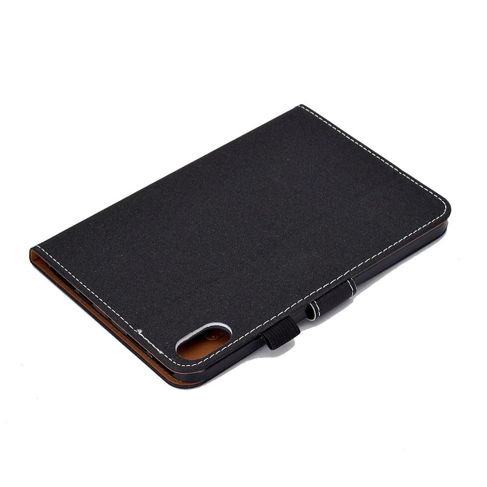 For iPad mini (2021) Shockproof Tablet Case Solid Color Anti-scratch Protective Cover with Stand - Black-6