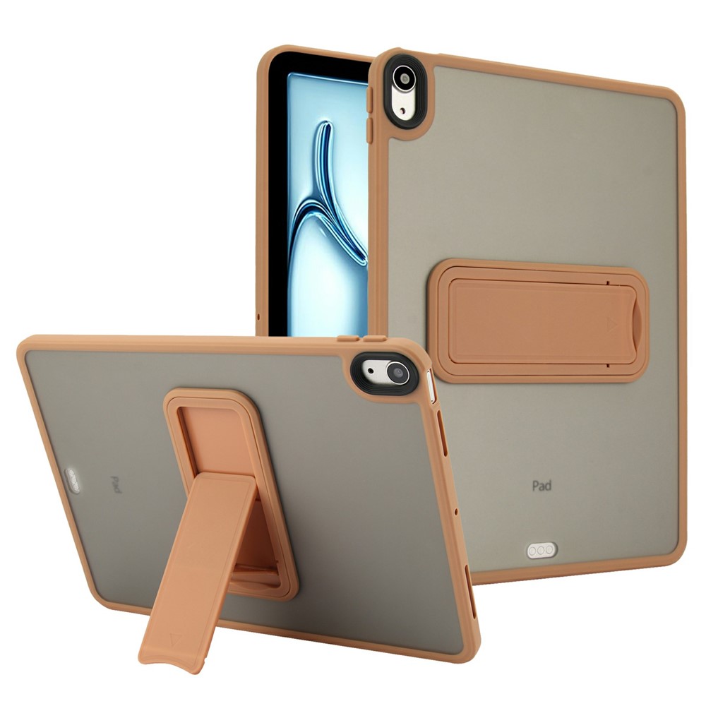 Tablet Case with Kickstand For iPad Air 11 (2025) / (2024) / Air (2022) /  (2020) / iPad Pro 11-inch (2018) TPU + PC Skin-Touch Cover - Desert Gold