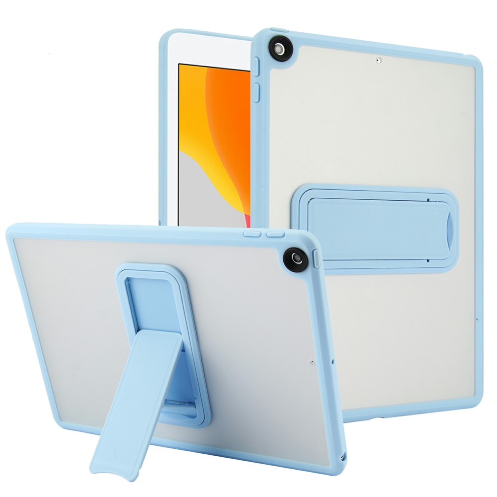 Tablet Case with Kickstand For iPad 10.2 (2021) / (2020) / (2019) TPU + PC Skin-touch Cover - Baby Blue